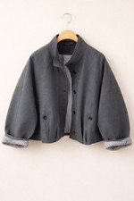 Veste femme rétro gris - rétro,