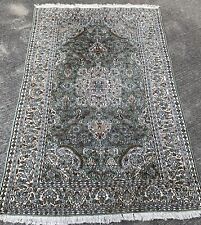 Tapis Soie Du Kashmir 185x120cm  Teppe teppich rugs Silk alfombra シルクの敷物