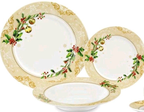 Service assiettes noël en - assiettes, de