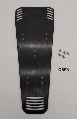 Aluminium arrière plaque - aluminium,