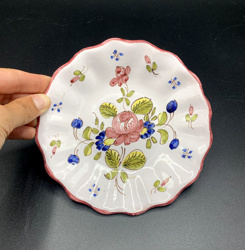 Petite assiette fleurs en - assiette,