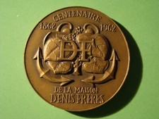 centenaire de la compagnie de navigation DENIS frères 1862-1962