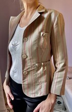Veste tailleur beige rose