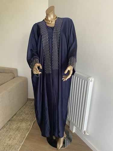 Caftan long femme - , bleu