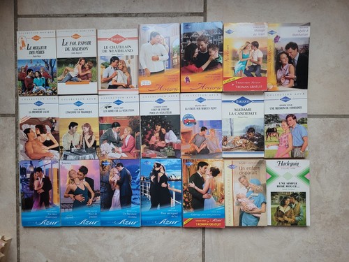 Lot livres harlequin - 21,