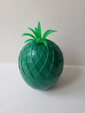 Seau à glaçons vintage "ananas" vert des années 1970 - 70's