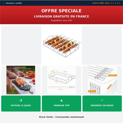 Brochettes barbecue onlyfire