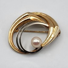 Bijou broche en or jaune et