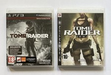 Lot 2 Jeux TOMB RAIDER + TOMB RAIDER Underworld - Sony PS3 - COMPLET - PAL FRA+