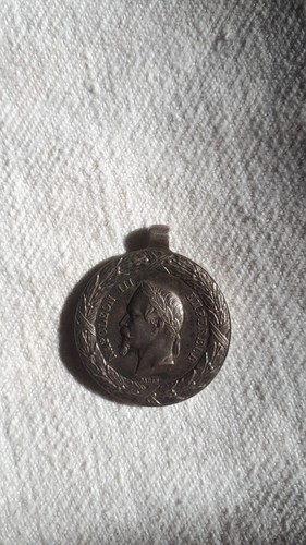 Médaille argent napoléon - médaille,