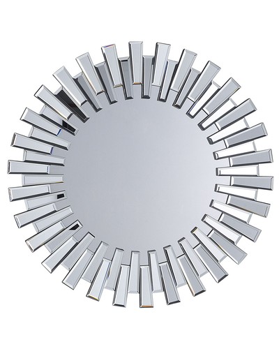 Miroir mural doré avec cadre