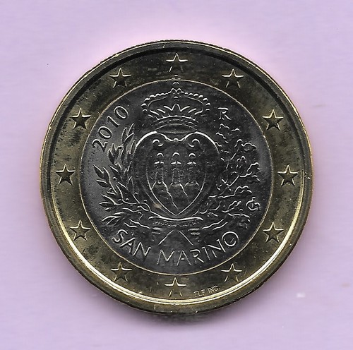 Euro saint marin - euro, 2010,