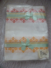 6 torchons anciens période vintage années 60 en métis neufs emballage propres