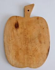 Vtg 1970s - Apple Shape Cutting Chopping Serving Board for Cheeses & Cold Cuts