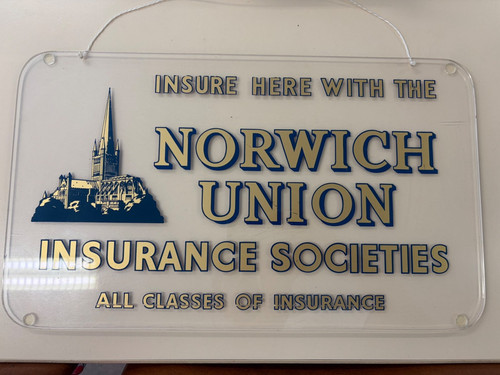 Ancienne plaque plexi