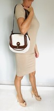 Sac B FENDI  cuir et tissu