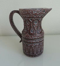 GRAND PICHET EN CERAMIQUE A DECOR INCISE DE JEAN AUSTRUY VALLAURIS 1950-60