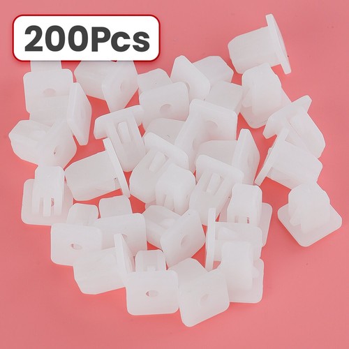 200pcs white plastic - 200pcs,