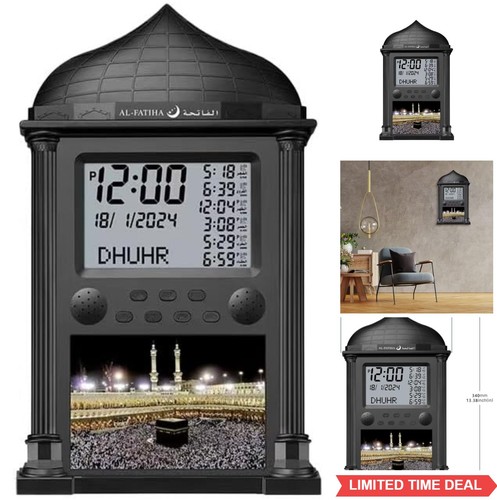 Led azan clock digital - led,