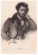 Portrait XIXe Théodore Gudin Peintre Peinture Marine 1848