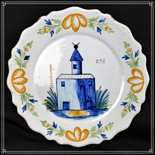 Atypique assiette faience - en,