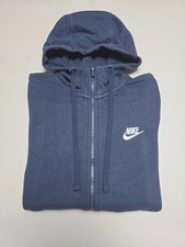 Pull sweat à capuche zippé Nike bleu marine femme – Taille M