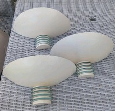 Série de 3 grandes appliques