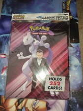 Neuf Album 252 Pokemon Team Rocket Mewtwo classeur portfolio Ultra Pro card