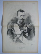 MAGAZINE  JOURNAL ILLUSTRATION 1894 RUSSIE RUSSIA ROSSIYA RUSSLAND TSAR ZAR CZAR