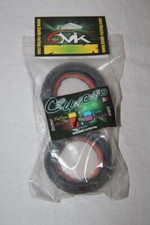 6MIK RANCING - Pneus Crunch 1/10 arrière orange + inserts