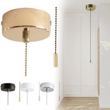 Cordon de Tirage Interrupteur Lumineux avec Cha?ne 200cm pour Salles de Bains C