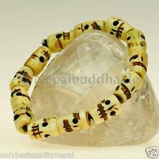 Bracelet Tête de Mort Blanc