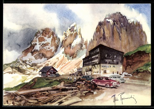 Carte postale artiste - carte, aldo