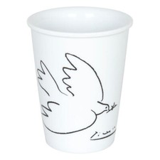 Könitz Coffee to go Mug Picasso - La Colombe De la Paix Porzellan Weiß 380 ml