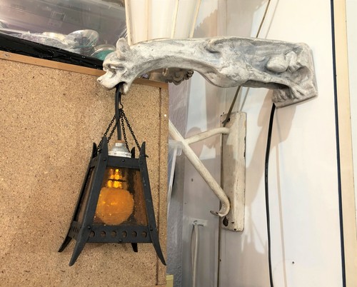 Ancienne applique gothique - , en
