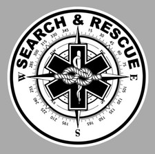 STICKER POMPIER USA SEARCH &