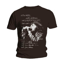 The Doors LA Woman Lyrics Jim Morrison Rock officiel T-shirt Hommes unisexe