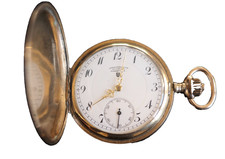 Montre Gousset Savonette Uhren Fabrikation  Otto Estler Glashütte  1900