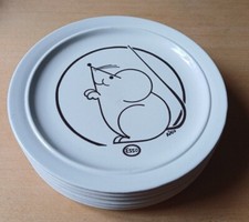 Design Vintage 6 Assiettes