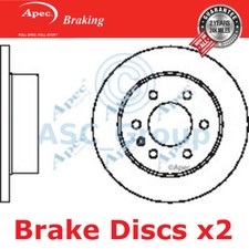 2x Apec BRAKING 298mm Uni OE
