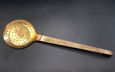 ANCIENNE ECUMOIRE LAITON /Skimmer copper 50 cm