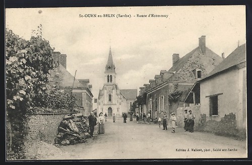 Cpa saint ouen - cpa, route