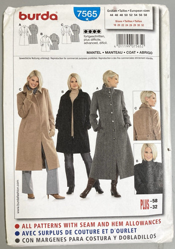 Burda style 7565 trench - '09,