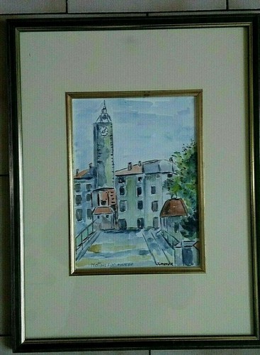 Art tableau peinture aquarelle - peinture,