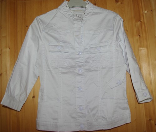 Veste blanche mélange style - blanche,