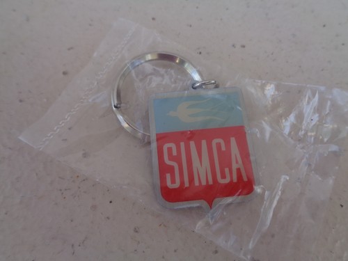 Porte cles simca metal avec - cles,