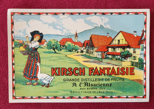 Etiquette kirsch fantaisie - etiquette,