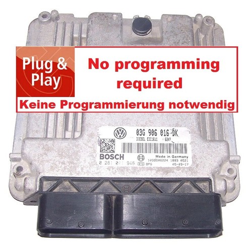 Commande touran 9l - vw, 1,9l