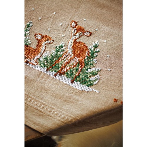 Vervaco nappe point croix - nappe, de