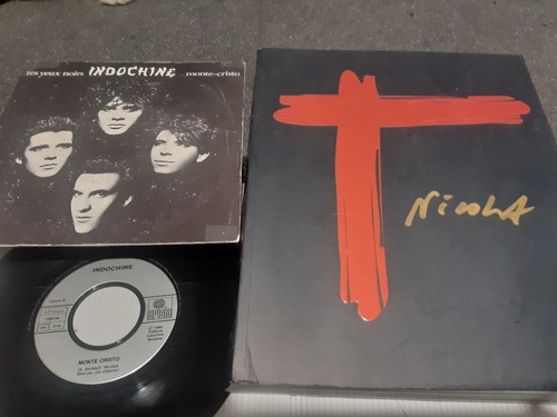 Indochine autographe nicola - indochine,